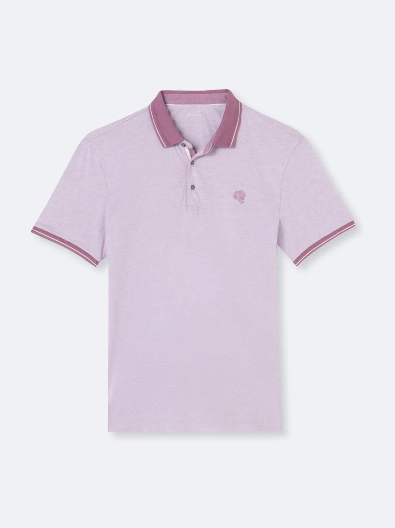 Polo manches courtes brodé 100% coton