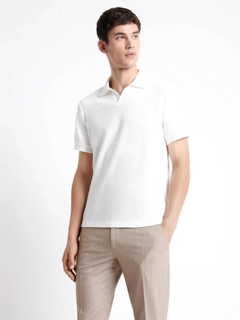 Polo manches courtes en coton