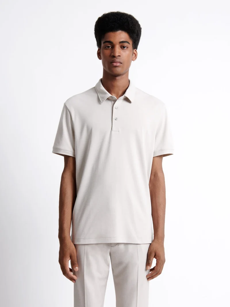 Polo manches courtes en coton