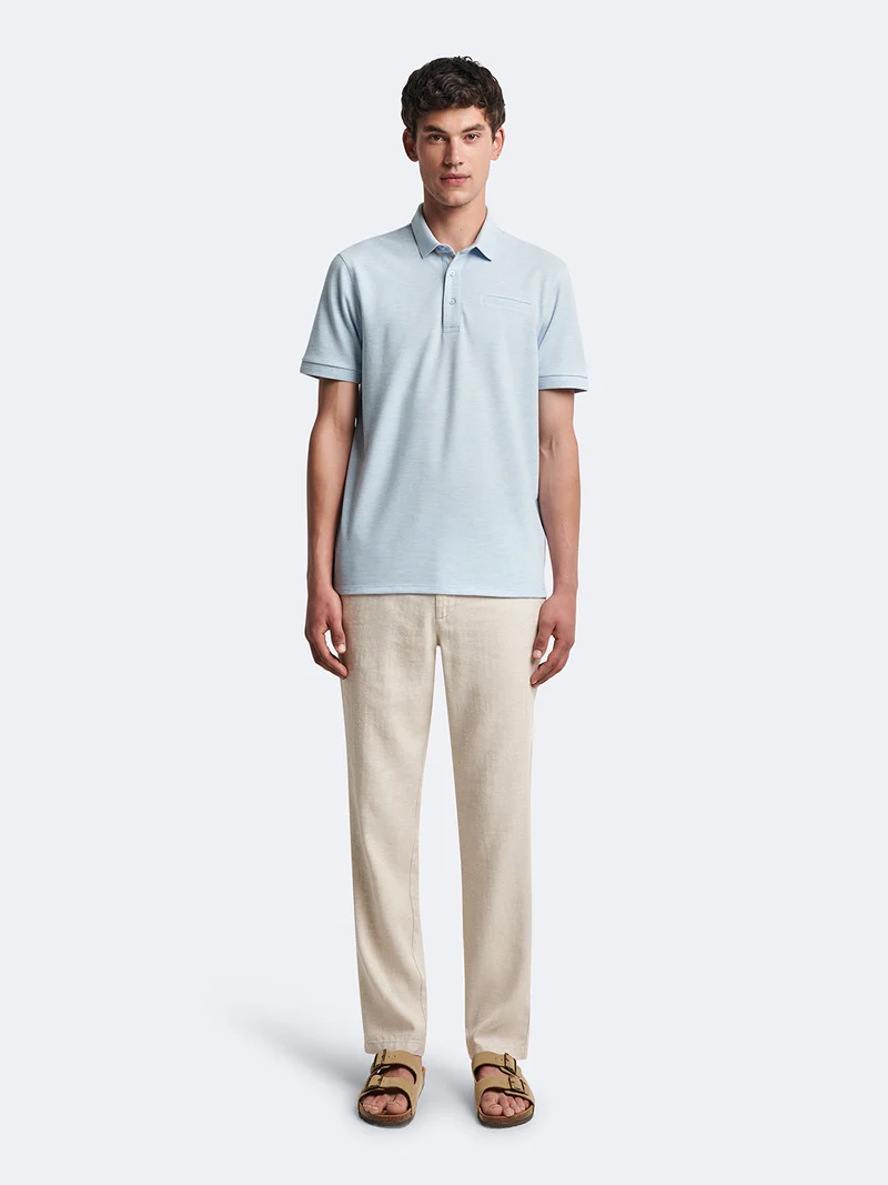 Polo manches courtes uni