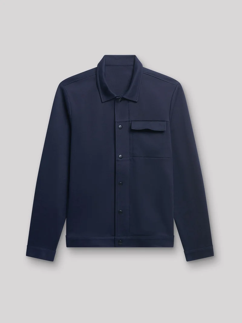 Veste legère en coton uni