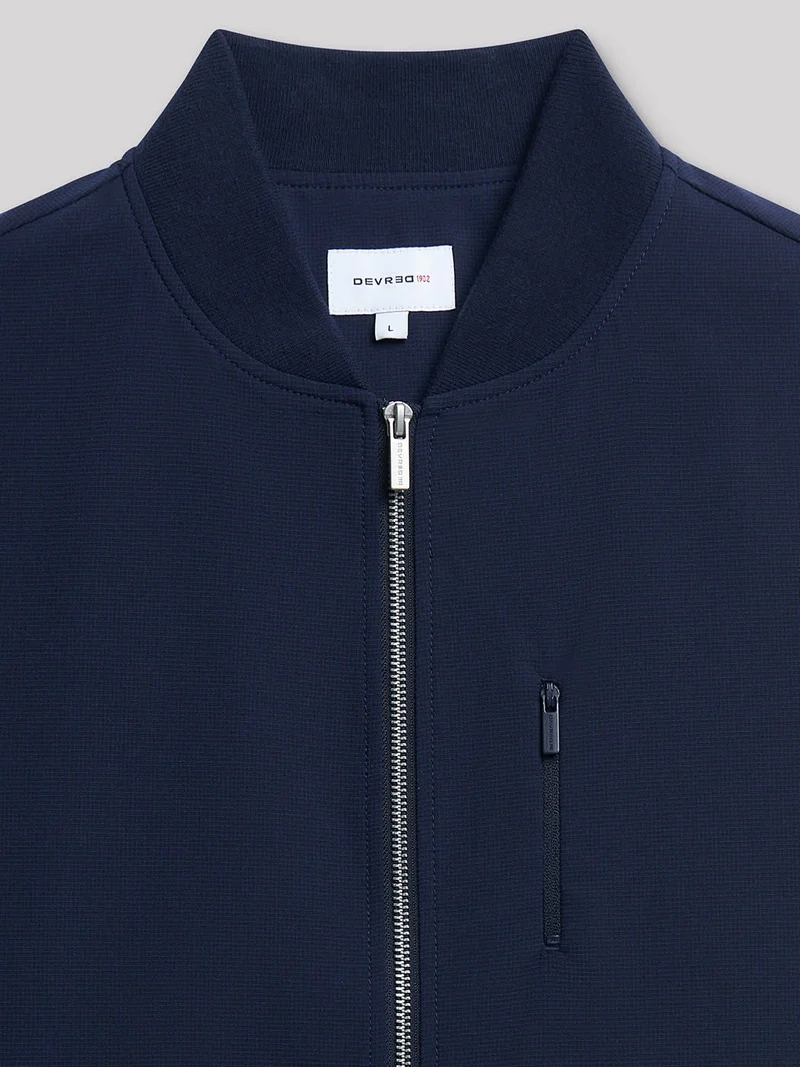 Veste legère col teddy uni