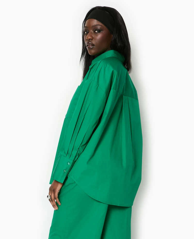 Chemise oversize avec poches