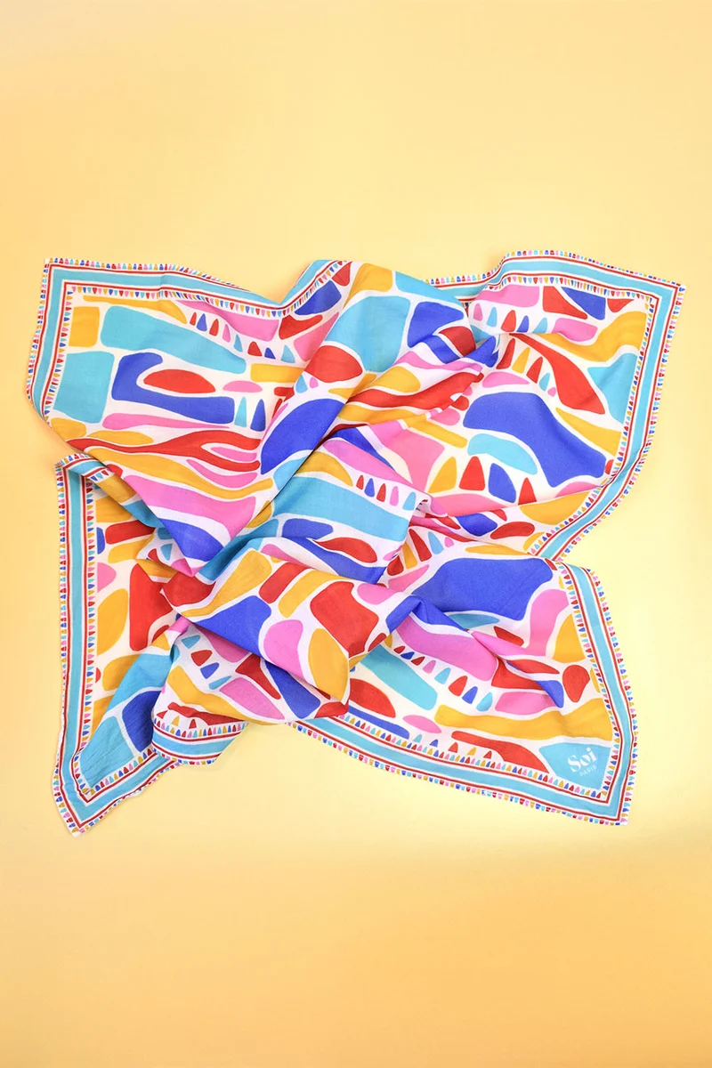 Foulard en coton Mexico
