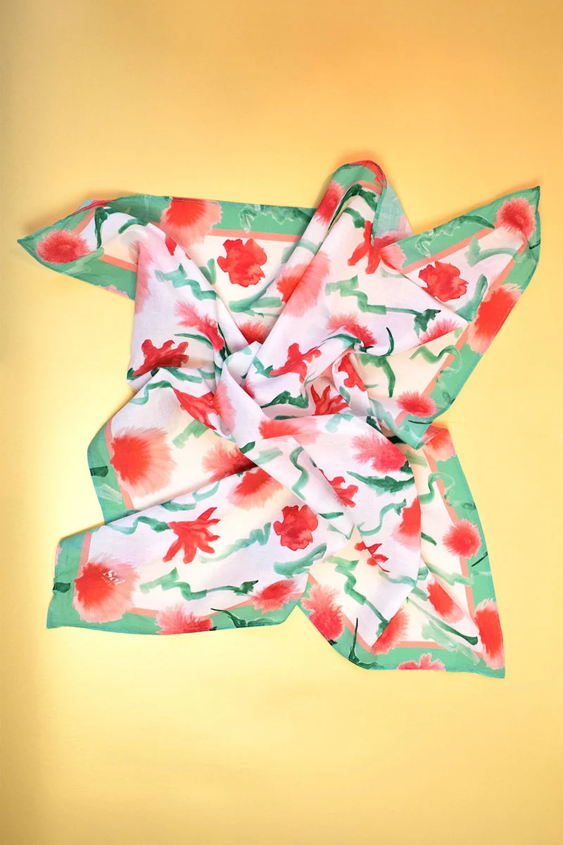 Foulard en coton Osaka