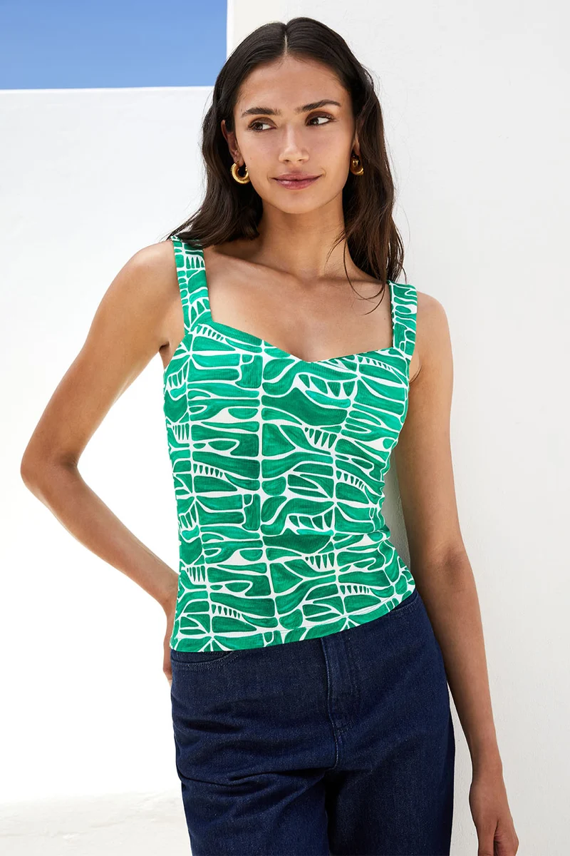 Top Cœur en coton Ubud