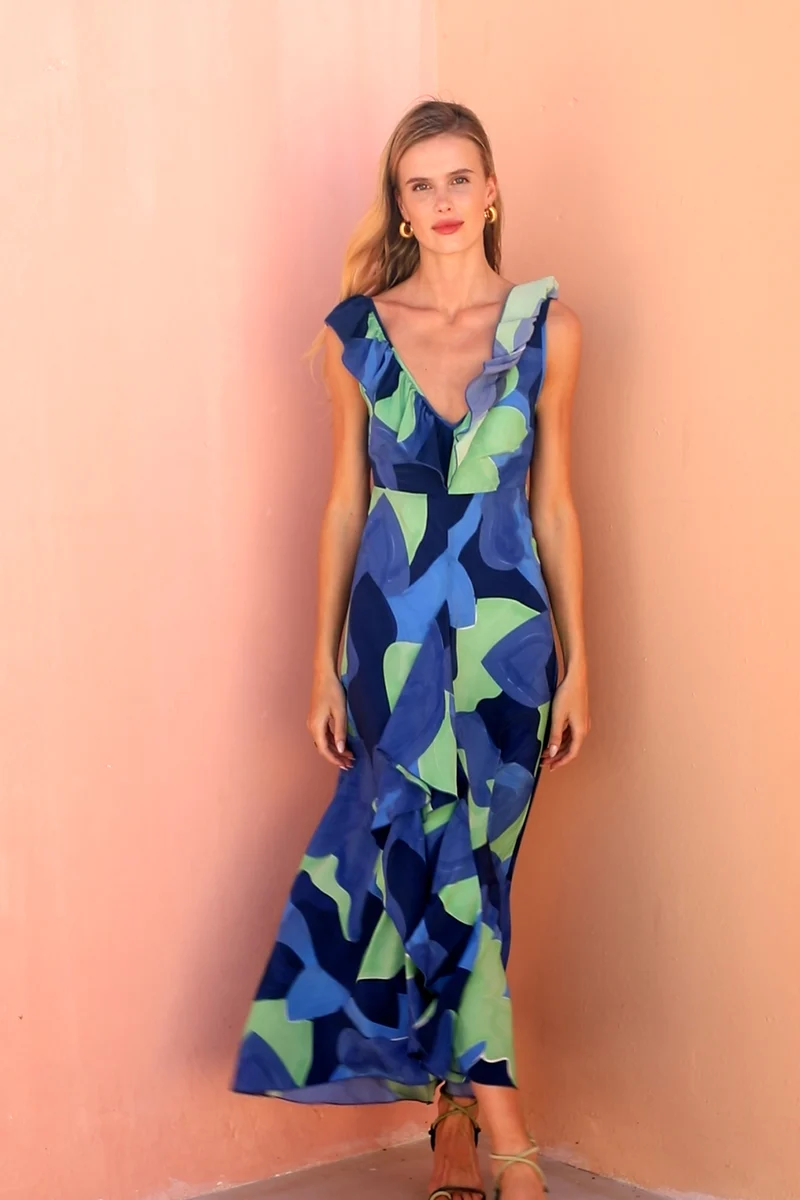 Robe Passion en soie L'Envol Moorea