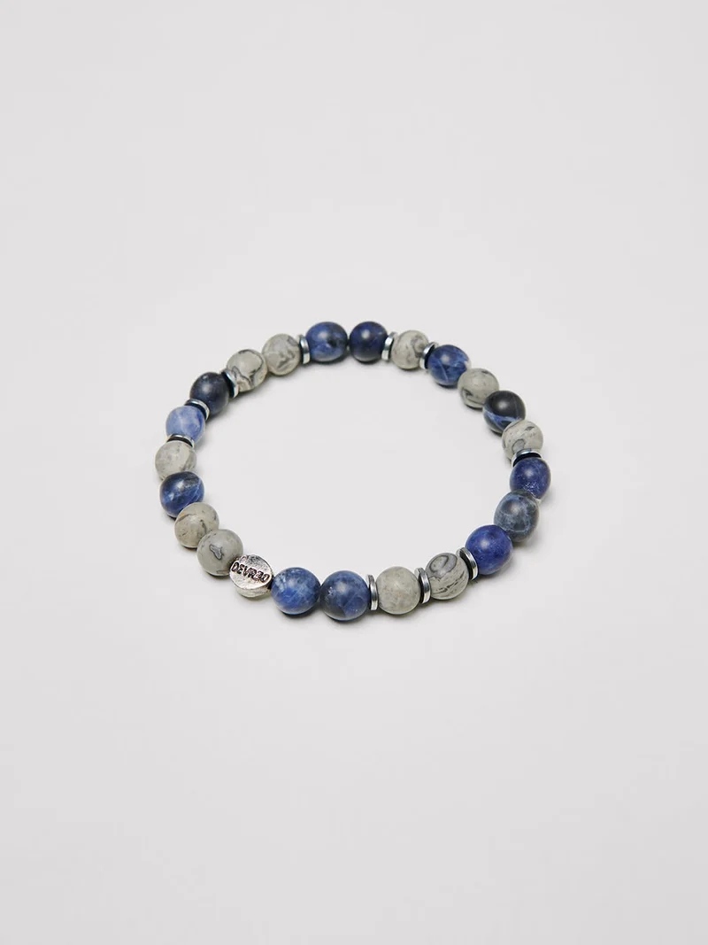 Bracelet bicolore en perles
