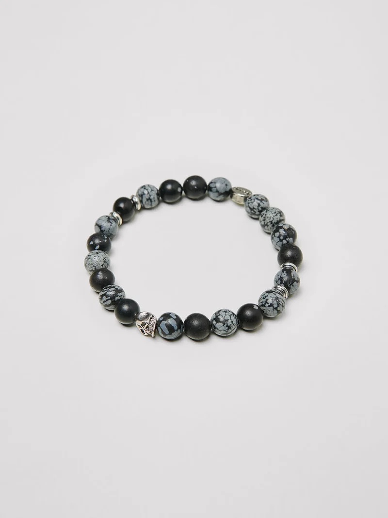 Bracelet bicolore en perles