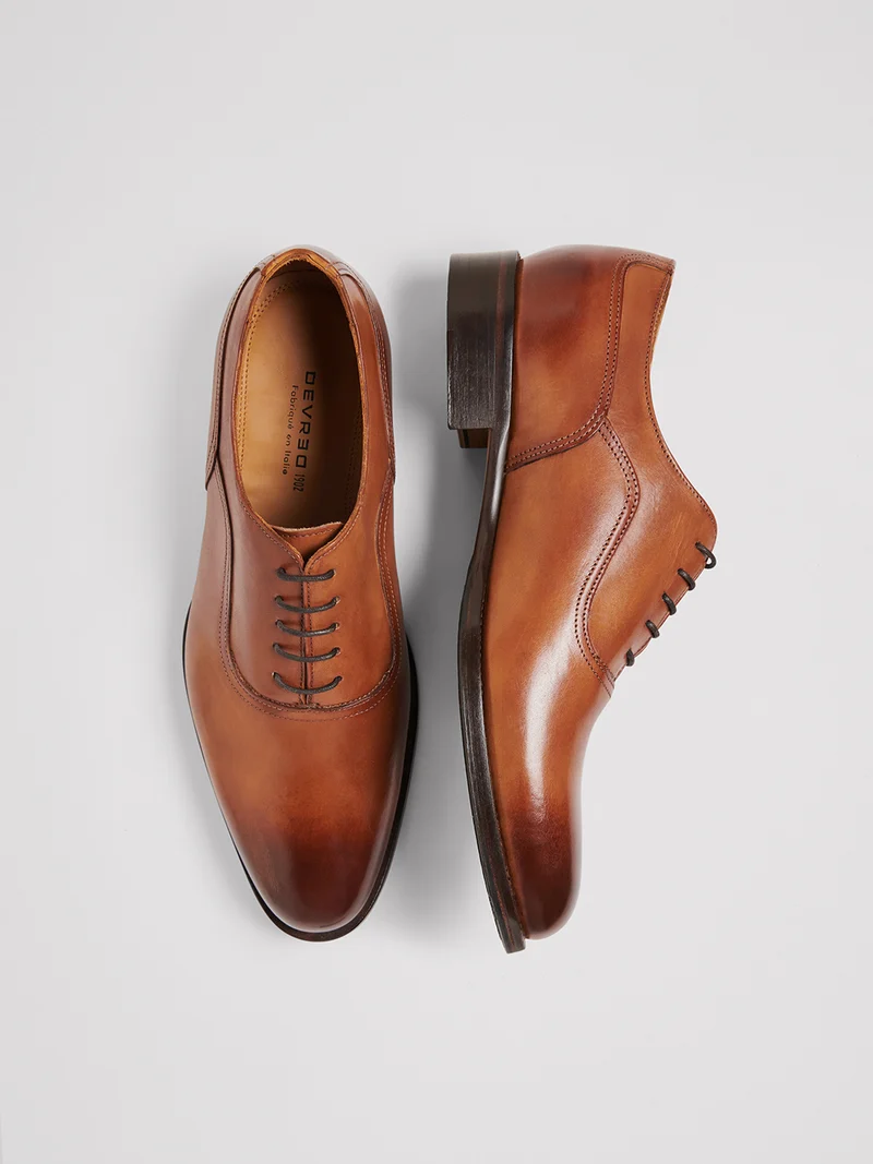 Richelieus en cuir