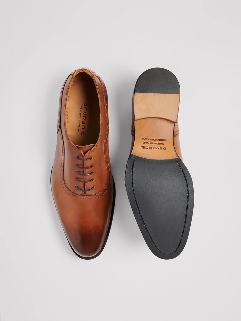 Richelieus en cuir