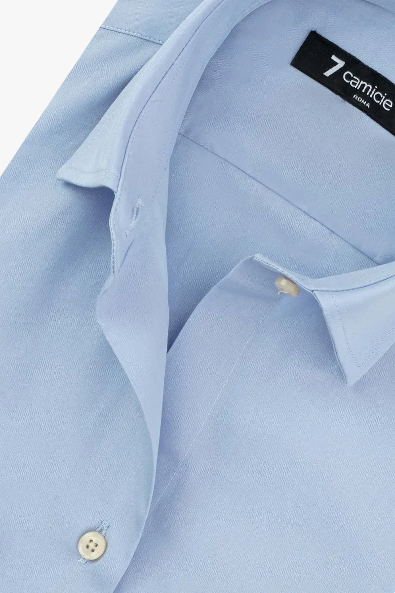 Linda Essentials Poplin Stretch Women Shirt Light Blue