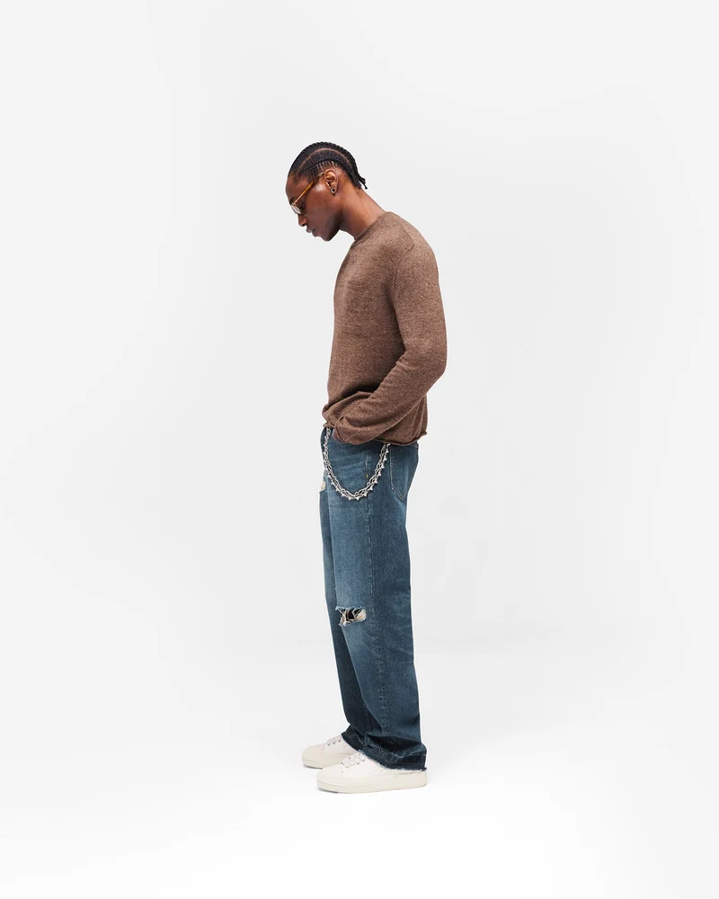 GH Knitted Long Sleeve Top - Espresso