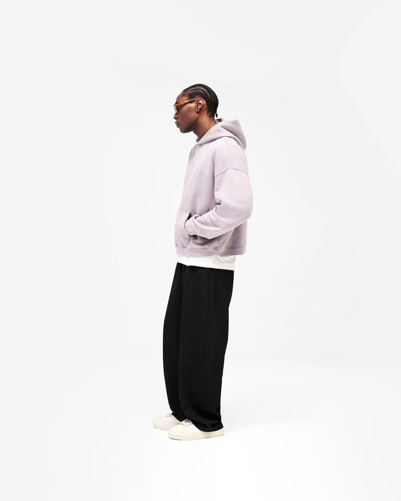 Initial Boxy Hoodie - Mist