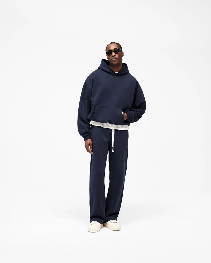 Initial Oversized Hoodie - Midnight Navy