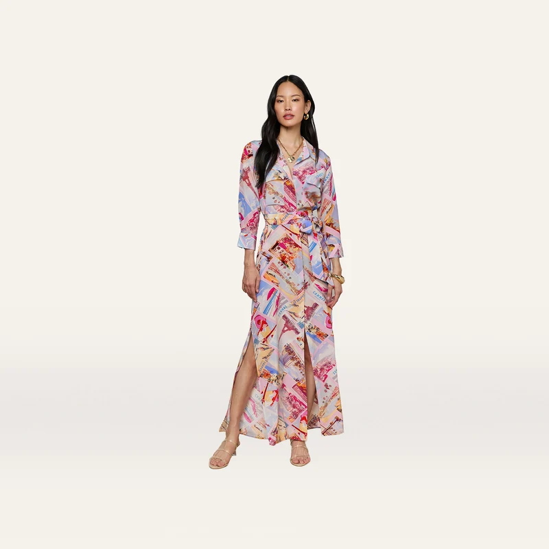 Cameron Silk Shirt Dress