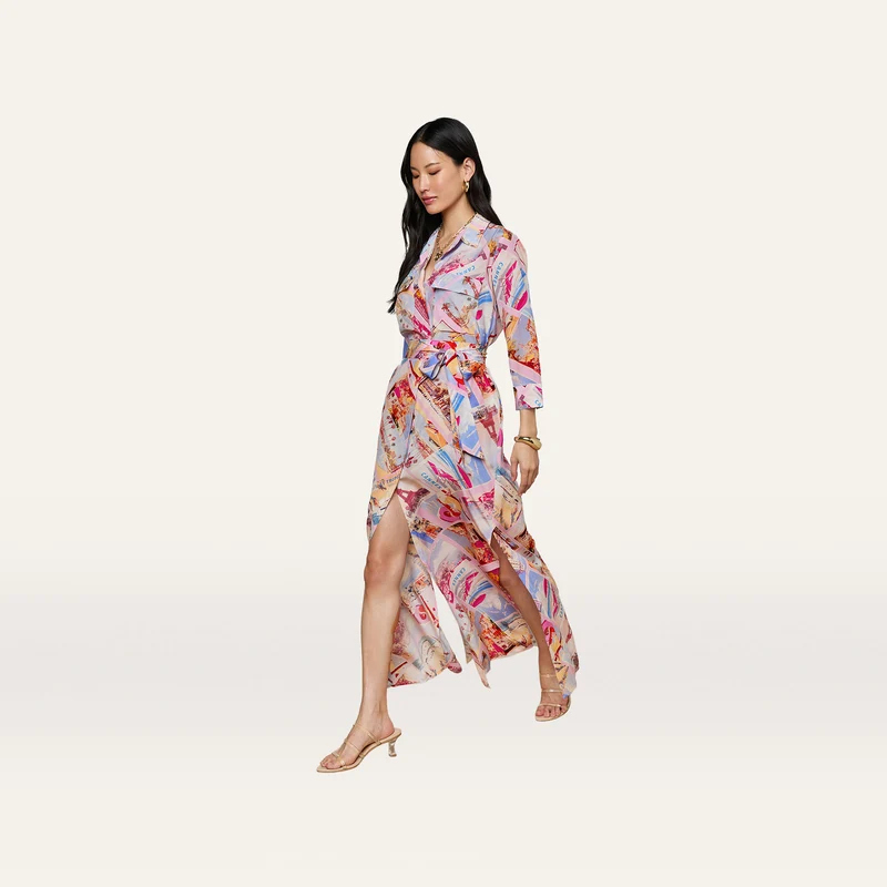 Cameron Silk Shirt Dress
