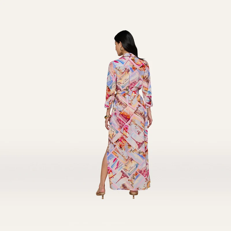 Cameron Silk Shirt Dress