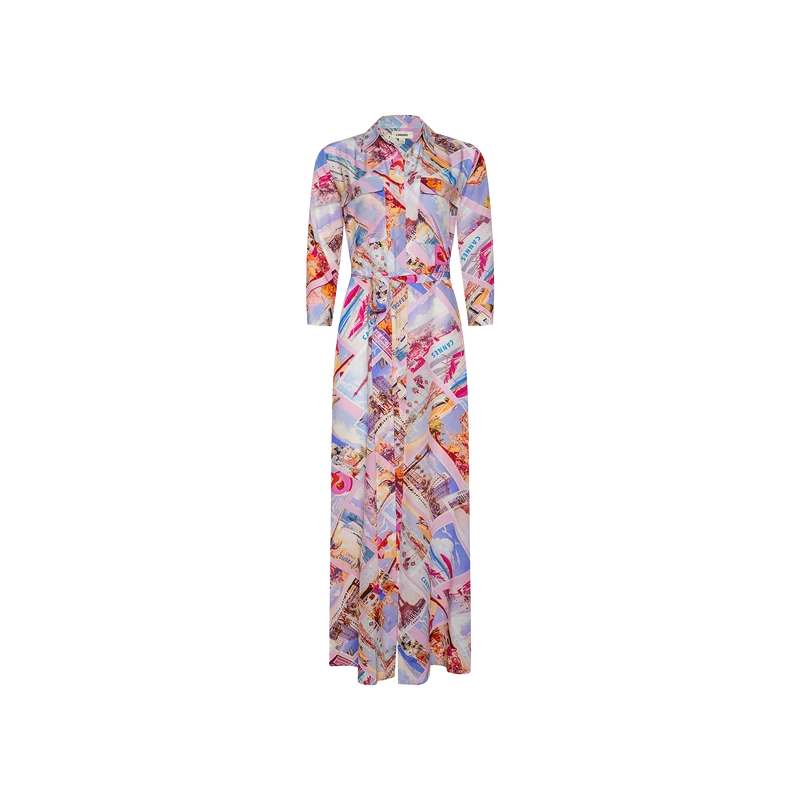 Cameron Silk Shirt Dress