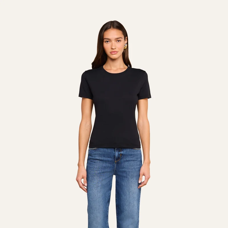 Aileen Cotton Crewneck Tee