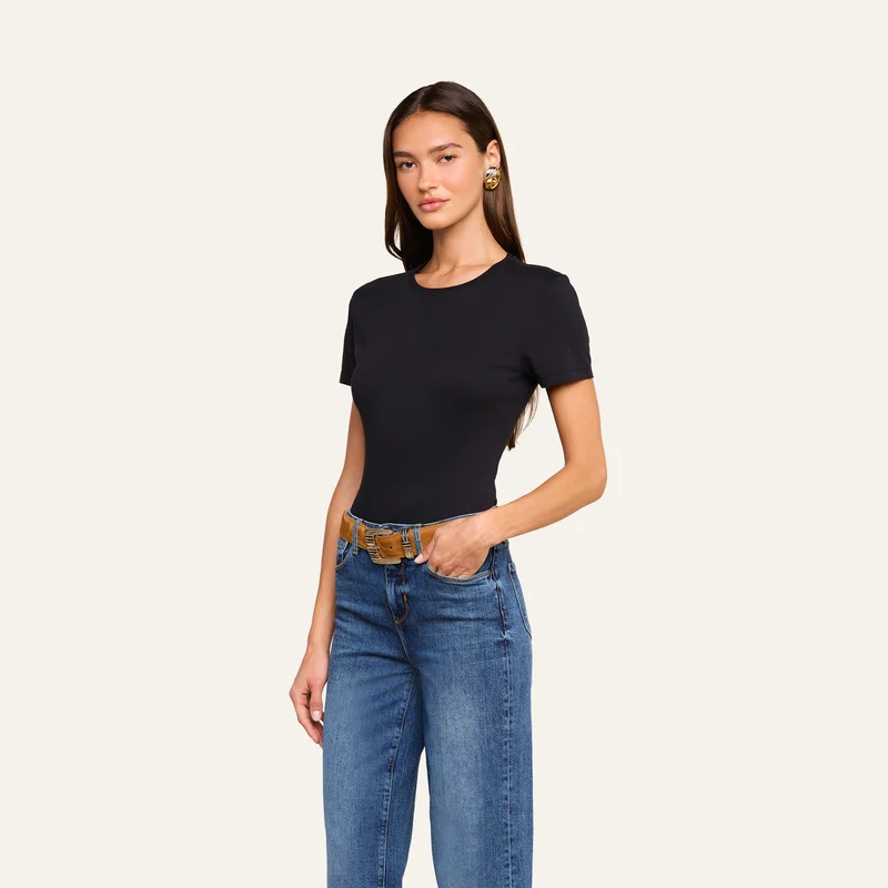 Aileen Cotton Crewneck Tee