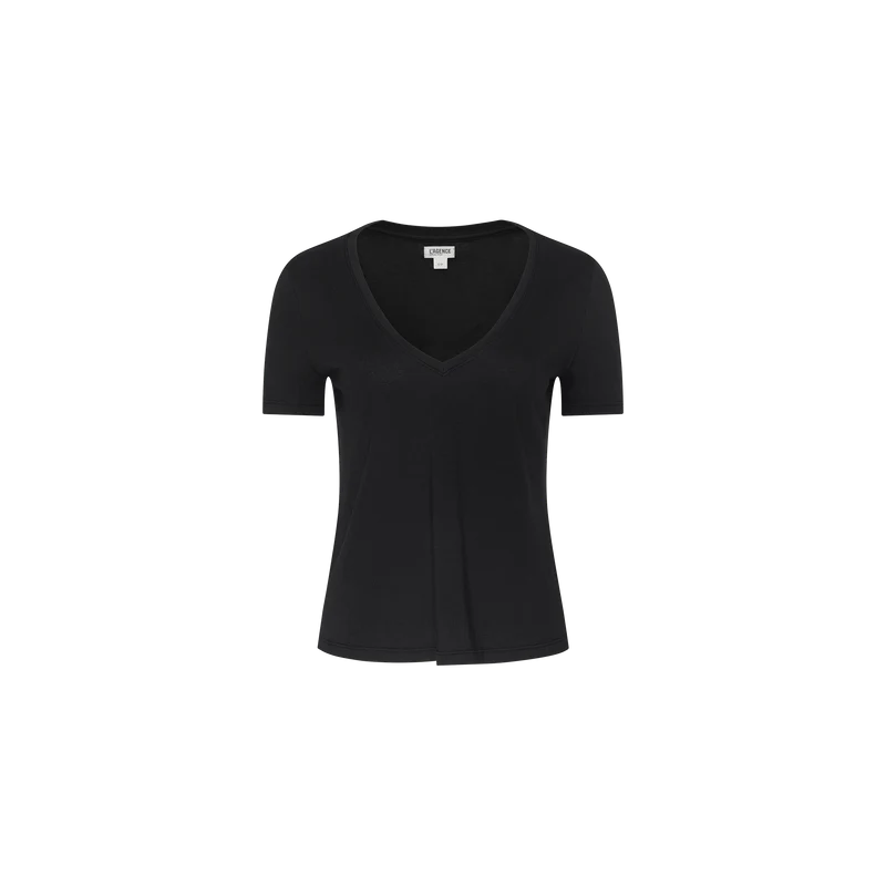 Brianna Cotton V-Neck Tee