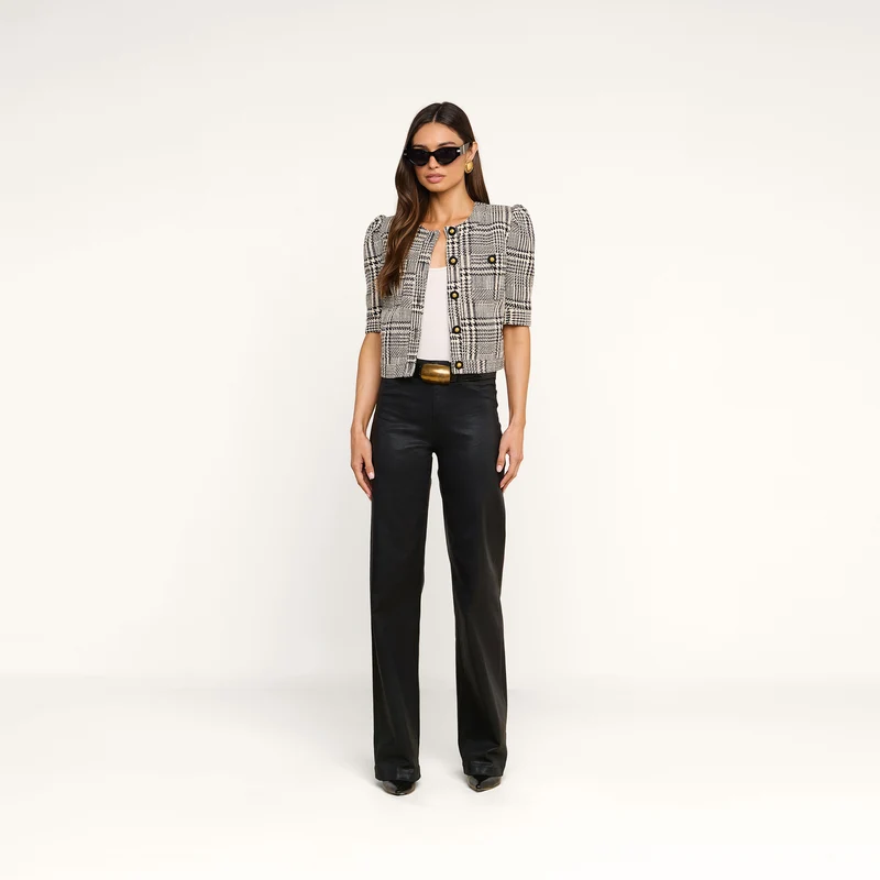 Allegra Cropped Tweed Jacket