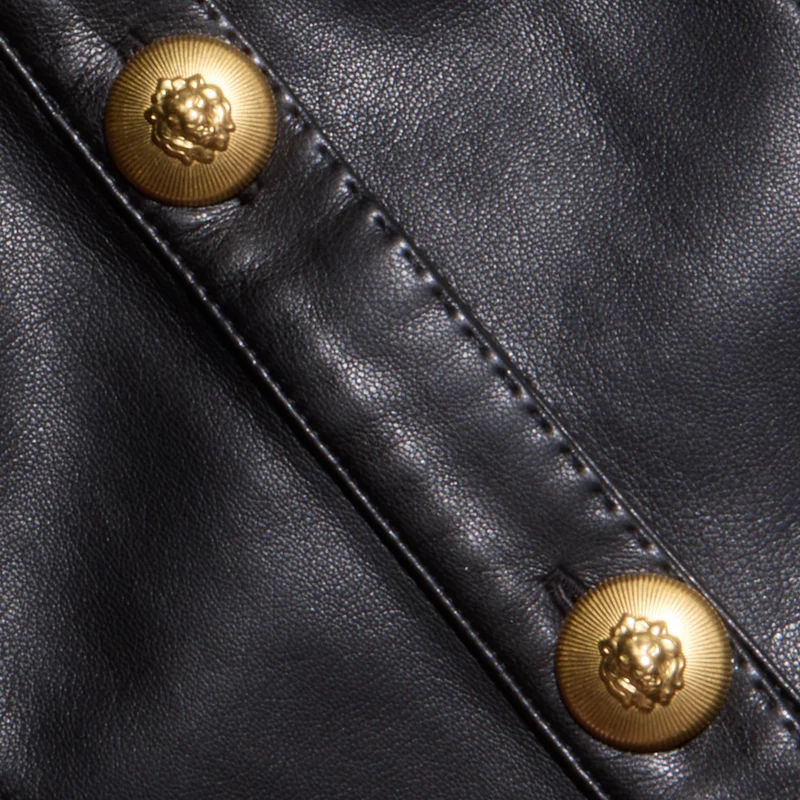 Apolline Vegan Leather Dress