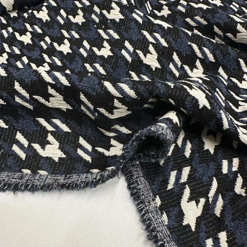 Tissu Manteau Brodé, Laine Paillettes - Brando