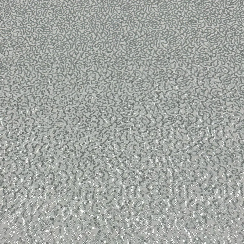 Tissu Jersey Lycra Brodé, Paillettes - Sparka