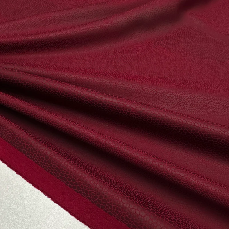 Tissu Simili Cuir Néoprène, Stretch - Zenzero