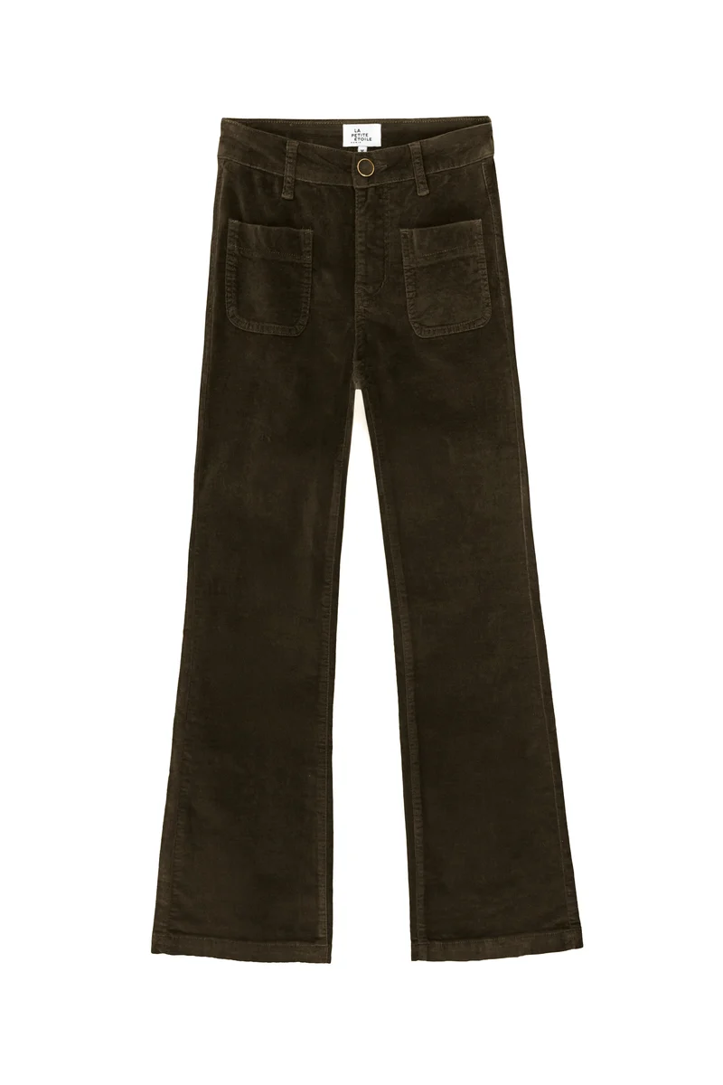Sonny - Pantalon flare en velours