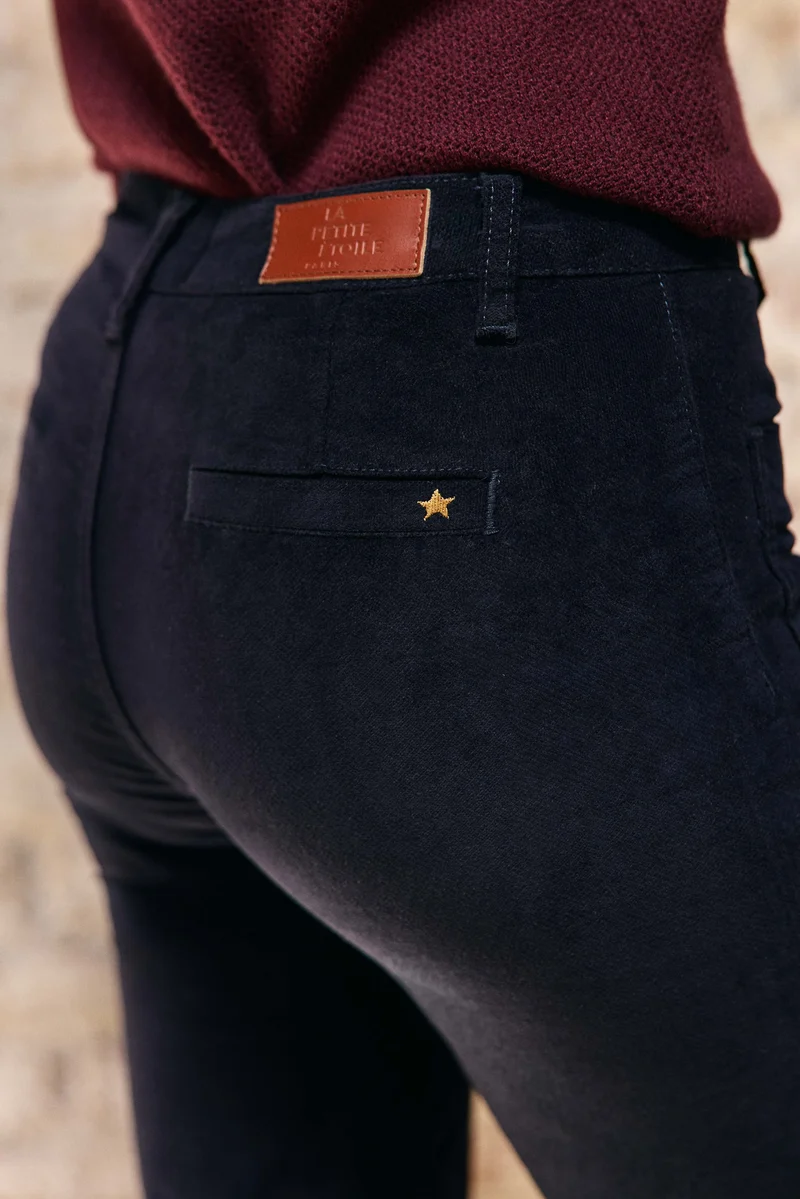 Sonny - Pantalon flare en velours