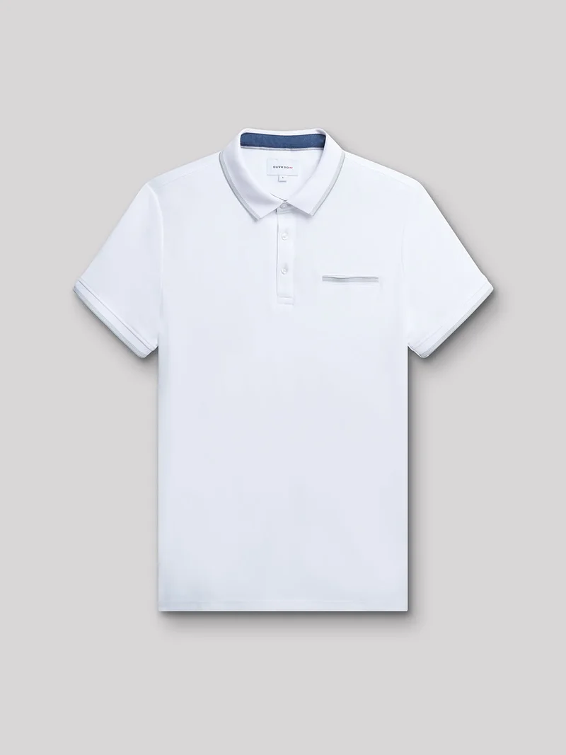 Polo à manches courtes uni