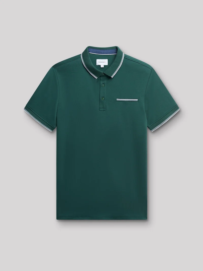 Polo à manches courtes uni