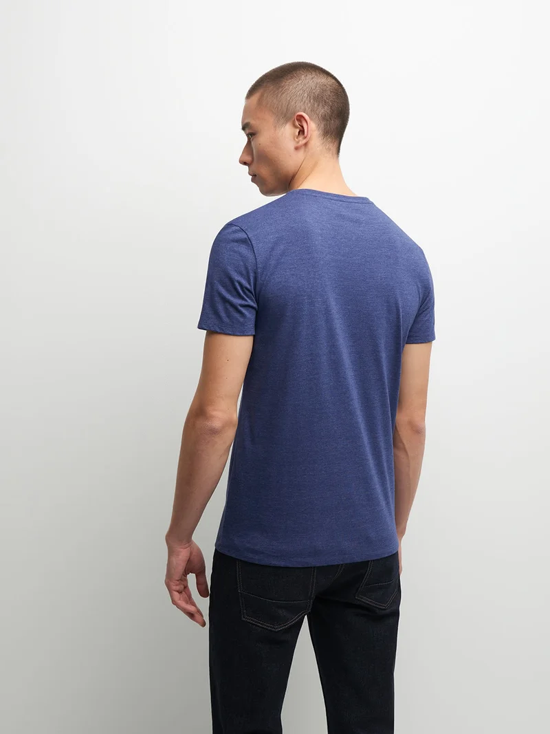 Tee shirt en coton supima® chiné
