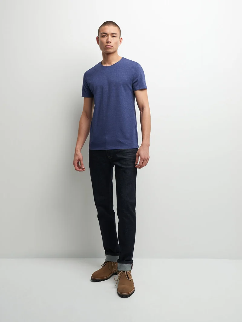 Tee shirt en coton supima® chiné