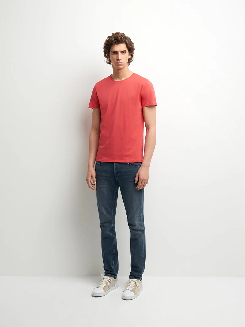 Tee shirt en coton supima® chiné