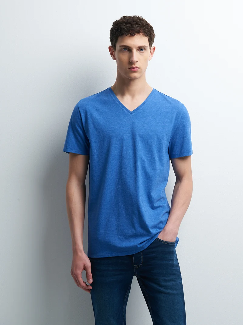 Tee shirt en coton supima® chiné