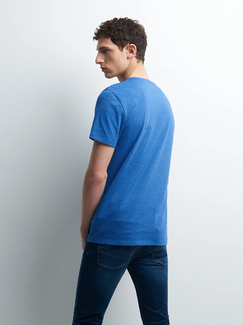 Tee shirt en coton supima® chiné