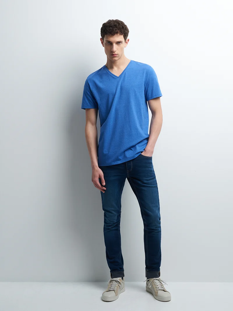 Tee shirt en coton supima® chiné