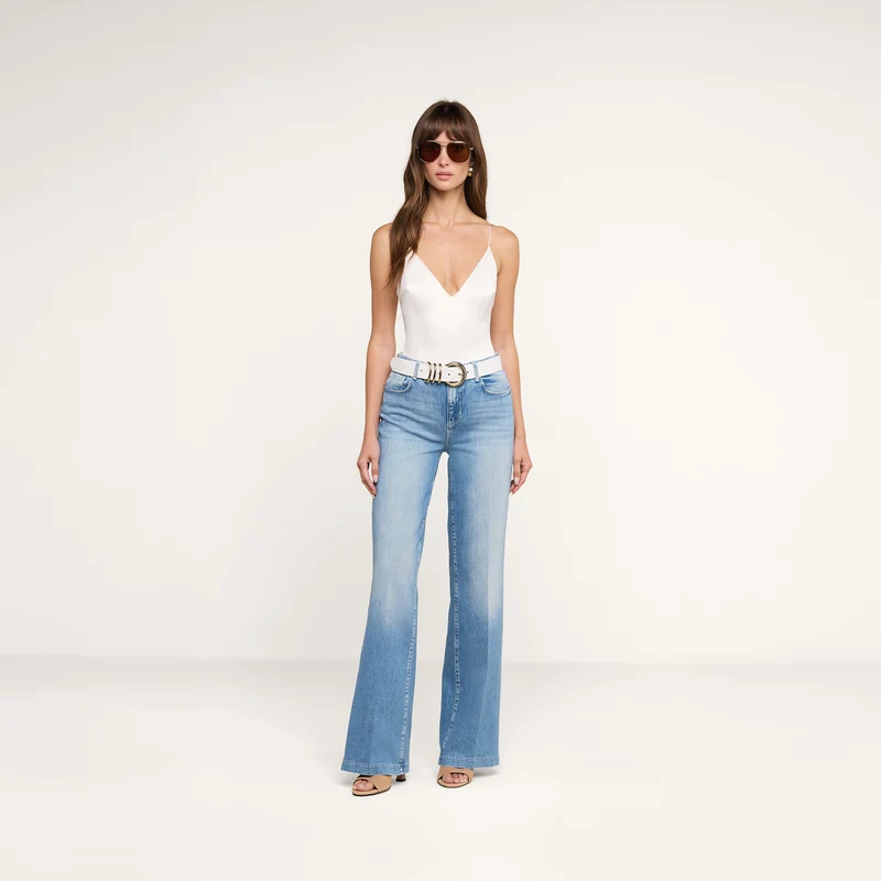 Dara Stretch Satin Bodysuit