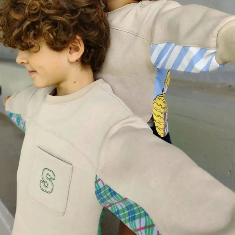 PATRON DE COUTURE PDF | Sweatshirt pour enfant Simone | Maéli Paris | FRANÇAIS SEULEMENT