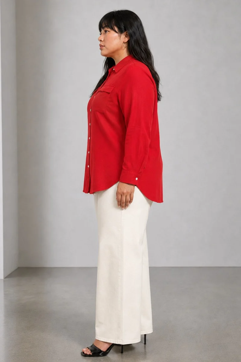Cairo|Viscose Relaxed Fit Shirt