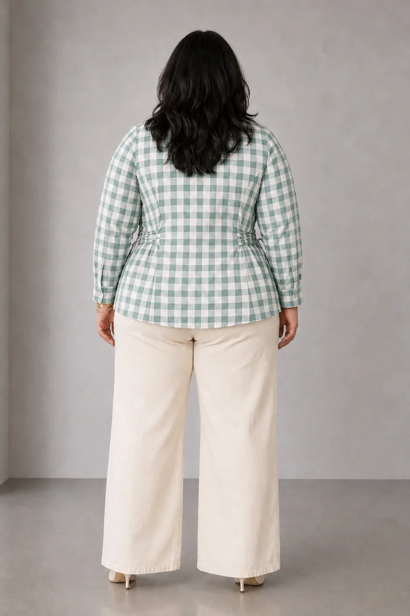 Elowe|Cotton Side Tieup Detail Shirt