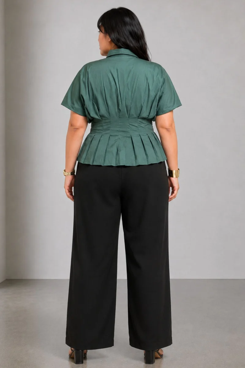 Brava|Cotton Pleated Shirt