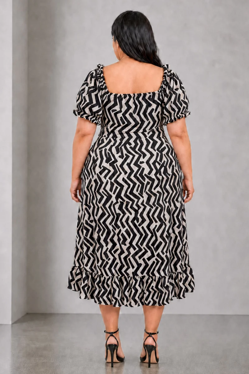 Civelle|Viscose Midi Dress