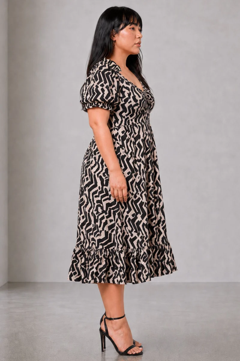Civelle|Viscose Midi Dress