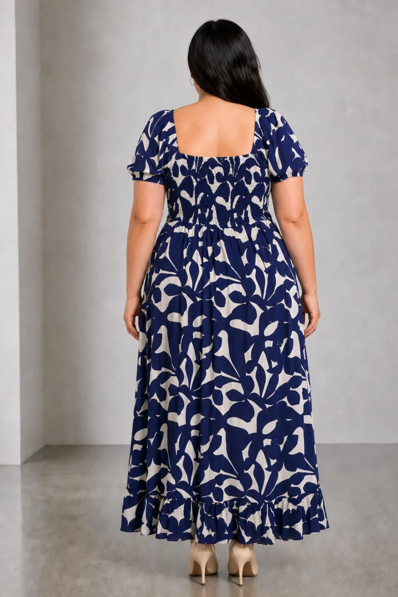 Calyx|Viscose Highlow Maxi Dress