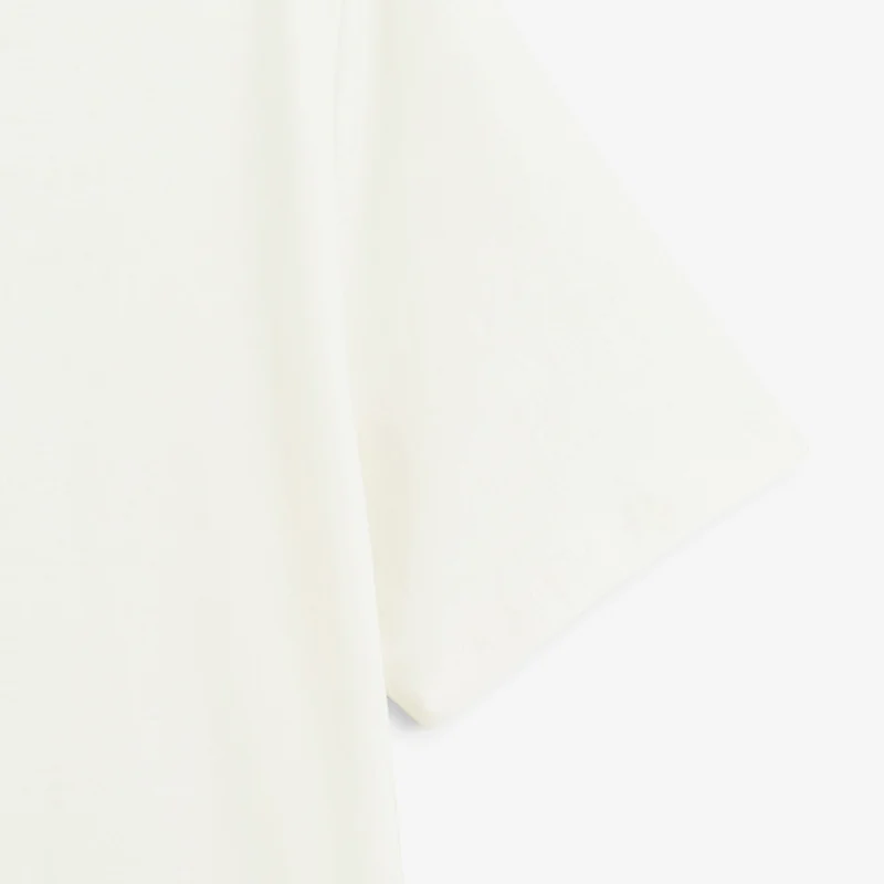 T-shirt manches courtes coton blanc cassé BLANCO SQUAD Théo